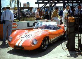 Lola Mk.1 BR6 1960 von Charles Vögele mit Startnummer 58: Klassensieg bei den 12 Stunden von Sebring