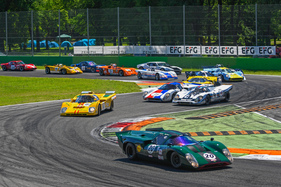 Lola T70, Ferrari 512 M und Porsche 917 Martini Racing im Kampf um die Spitze - Monza Historic 2017 - CER1 (Classic Endurance Racing)