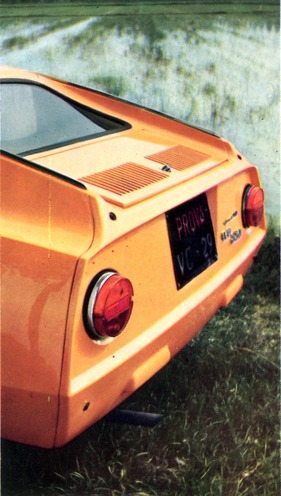 Lombardi 850 Grand Prix (1970) - die frühen Modelle hatten den Heckdeckel vom Fiat 850