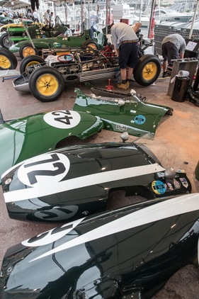 Lotus 16 (1959) - die grosse Zerlegung bei Lotus - Grand Prix Historique de Monaco 2014