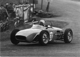 Lotus 18 (1961) - Gerhard Mitter als Schauinsland-Tagessieger im Jahr 1961 Lotus 18 (1961) - Gerhard Mitter als Schauinsland-Tagessieger im Jahr 1961