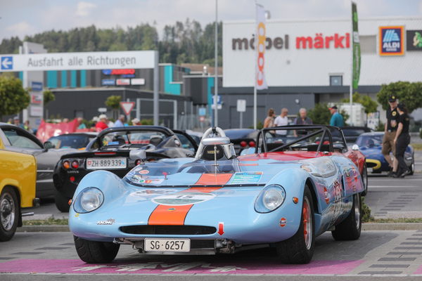 Lotus 23 (1962) - in Gulf-Lackierung - Fantastic Plastic Rickenbach 2023