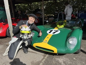 Bild Lotus 23 C (1966) – Wolfgang Henseler wurde dritter bei den offenen Sportwagen unter 3 Liter von 1960 bis 1966 – Goodwood Revival 2025