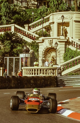 Lotus 49B (1968) - am Grand Prix de Monaco Historique 1997