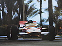 Lotus 49B Monaco 1969 - Will Sieger Graham Hill die Gegner auf die Schippe nehmen