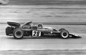 Lotus 72 (1972) - Emerson Fittipaldi in seinem Weltmeister-Wagen Lotus 72 (1972) - Emerson Fittipaldi in seinem Weltmeister-Wagen