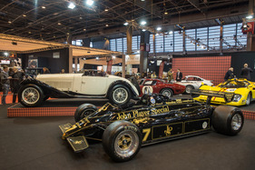 Lotus 91 (1982) - auf dem Stand von Fisken - Rétromobile Paris 2016