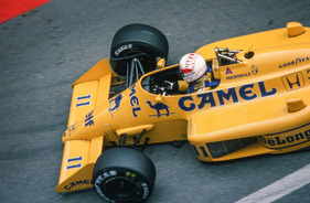 Lotus 99 (1987) - Nakajima am Steuer beim Grand Prix von Monaco 1987