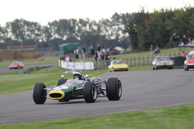 Lotus-BRM 43 (1966) - bei den Demonstrationsfahrten anlässlich des Jim Clark Tribute am Goodwood Revival 2013