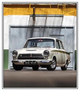 Lotus Cortina MKI Competition Saloon (1963) - as lot 230 at the Bonhams Goodwood Revival Auction 2018