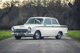 Lotus Cortina Mk1 (LHD) (1966) - als Lot 431 an der Silverstone Auctions Race Retro Versteigerung 2021