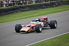 Lotus-Cosworth 49B (1968) - bei den Demonstrationsfahrten anlässlich des Jim Clark Tribute am Goodwood Revival 2013