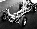 Lotus Elan 1600 (1964) - Blick auf das Chassis, aufgenommen am Genfer Autosalon 1968