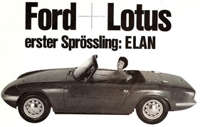 Lotus Elan (1963) - leichtgewichtiges Cabrio mit Kunststoff-Karrosserie und Ford-Motor