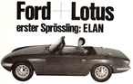Lotus Elan (1963) - leichtgewichtiges Cabrio mit Kunststoff-Karrosserie und Ford-Motor