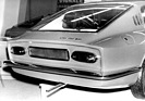 Lotus Elan Frua (1964) - grossdimensioniertes Heckfenster beim Frua-Prototyp - Genfer Automobilsalon 1964