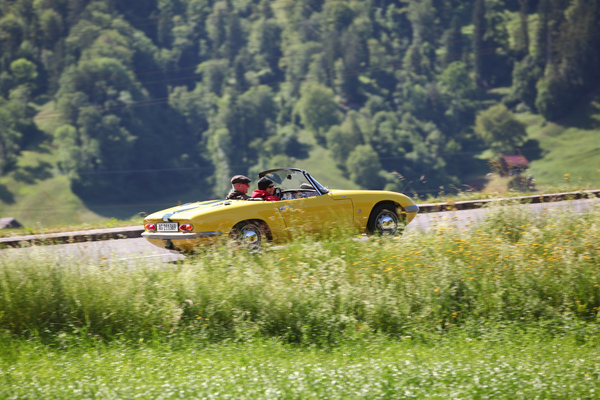 Lotus Elan S2 (1964) - in Richtung Kerns - Oldtimer in Obwalden (O-iO) 2019