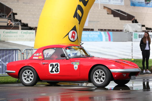 Lotus Elan S2 - bereit für das nächste Bergrennen - Dolder Classics Mai 2017