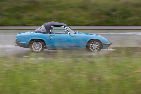 Lotus Elan S3 (1967) – beim TCS-Fahrtraining für Oldtimer
