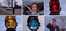 Lotus Elan S3 (1968) - Wir werden gebraucht - we're needed - Emma Peel und John Steed in der Fernsehserie The Avengers (Mit Schirm, Charme und Melone)