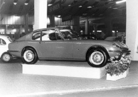 Lotus Elan SS Frua (1964) - auf dem Frua-Stand am Genfer Automobilsalon von 1964