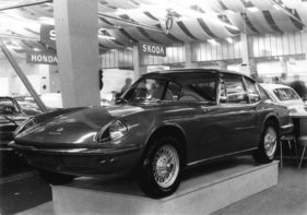 Lotus Elan SS Frua (1964) - ausgestellt auf dem Frua-Stand am Genfer Autosalon von 1964