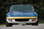 Lotus Elan Sprint DHC (1972) - Frontansicht, nur 1,42 Meter breit ist der Sprint