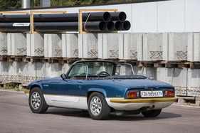 Lotus Elan Sprint DHC (1972) - die Scheibenrahmen waren ab S3 (1966) fix montiert
