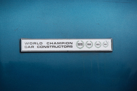 Lotus Elan Sprint DHC (1972) - gefeierte Lotus-F1-Weltmeistertitel auf dem seitlichen Emblem