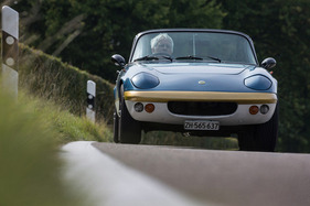 Lotus Elan Sprint DHC (1972) - ihm reichen auch die schmalsten Passstrassen Lotus Elan Sprint DHC (1972) - ihm reichen auch die schmalsten Passstrassen