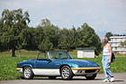 Image: Lotus Elan Sprint DHC (1973) - in rare blue and white color scheme - BCM 2022