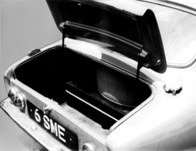 Lotus Elite (1961) - Blick in den Kofferraum Lotus Elite (1961) - Blick in den Kofferraum