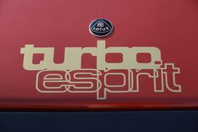 Lotus Esprit Turbo (1981) - Typenbezeichnung auf der Front - Dolder Classics September 2020