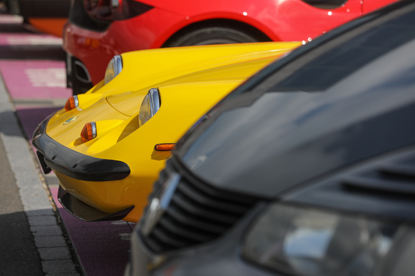 Lotus Europa sticht auch schon farblich heraus - Fantastic Plastic in Rickenbach 2023