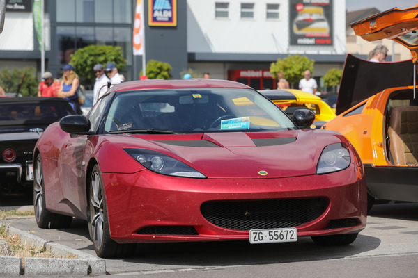 Lotus Evora (2014) - seit Jahren im Alltagseinsatz - Fantastic Plastic Rickenbach 2023
