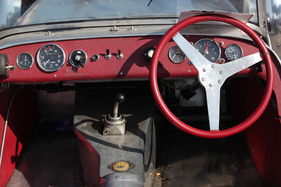 Lotus Seven Coventry Climax (1958) - Interieur - am Swiss Classic British Car Meeting Morges vom 4. Oktober 2014