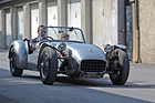 Lotus Seven Coventry Climax (1958) - frühe Version des belieben Freizeit-Sportwagens - am Swiss Classic British Car Meeting Morges vom 4. Oktober 2014