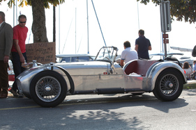 Lotus Seven Coventry Climax (1958) - minimalistischer Sportwagen - am Swiss Classic British Car Meeting Morges vom 4. Oktober 2014