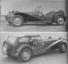 Lotus Super Seven (1966) - in offenem und geschlossem Zustand Lotus Super Seven (1966) - in offenem und geschlossem Zustand