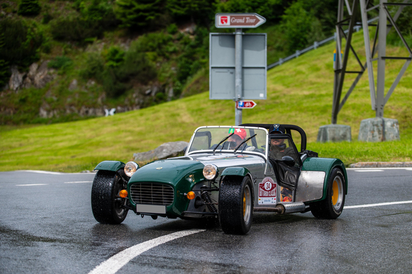 Bild: Lotus Super Seven an der Gottardo Classic 2025