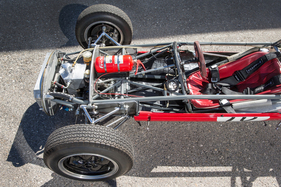 Lotus Type 22 Formula Junior (1962) Ex Jo Siffert – Chassisrohr als Wasserführung vom Kühler zum Motor