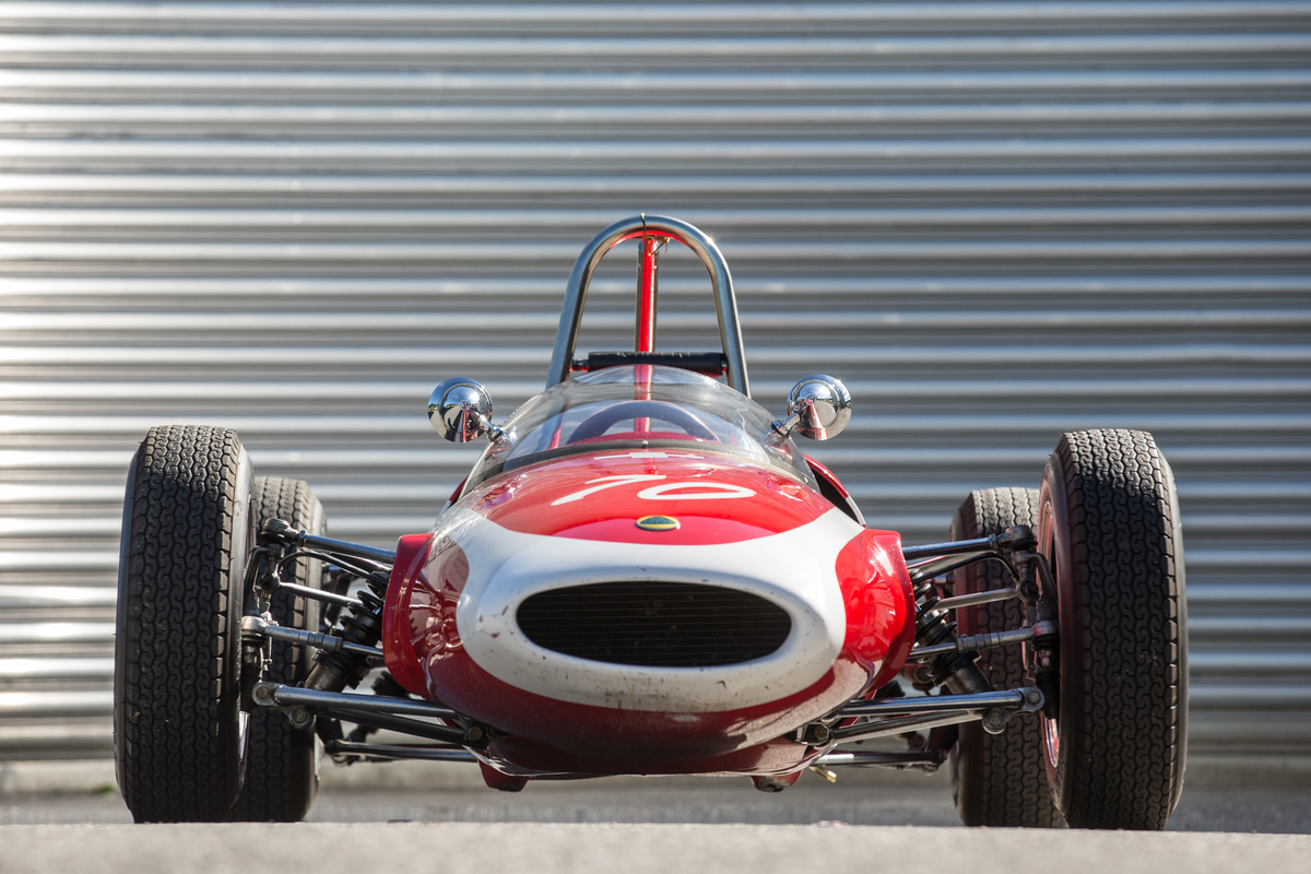 Lotus Type 22 Formula Junior (1962) Ex Jo Siffert – Typische Frontansicht eines Rennwagens der 1960er-Jahre