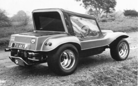 Lotusmere Bugle Buggy (1971) - mit eigenwilligem Design und integrierter Gepäckablage