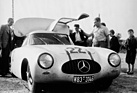 Luftbremse auf dem Mercedes-Benz 300 SL (W 194) - die Idee stammte von Alfred Neubauer