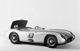 Luftbremse beim Mercedes-Benz 300 SLR, vorgesehen für Le Mans im Jahr 1955