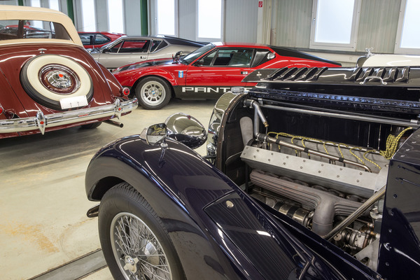 Lutziger Classic Cars - der Reihenachtzylindermotor eines Bugatti 57