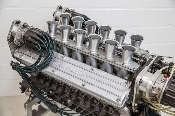 Lutziger Classic Cars - ein rarer Maserati-Rennmotor