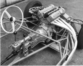 MBM Sport 100 (1960) - Osca-Motor und -Getriebe, Schalthebel für das hintere Getriebe