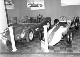 MBM Sport 100 (1960) - zusammen mit dem MBM Formel Junior an der London Racing Car Show 1962 ausgestellt