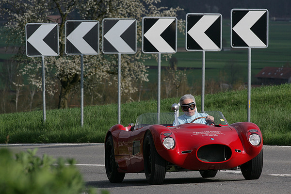 MBM Sport (1960) - der Kopf ist dem Fahrtwind voll ausgesetzt